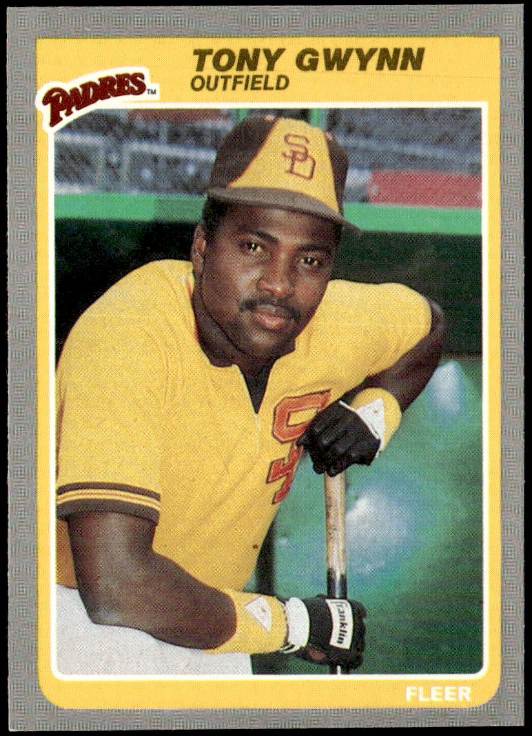 1985 Fleer #34 Tony Gwynn E1