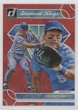 2023 Panini Donruss Diamond Kings Holo Red 1846/2023 George Brett #5 HOF 02v3
