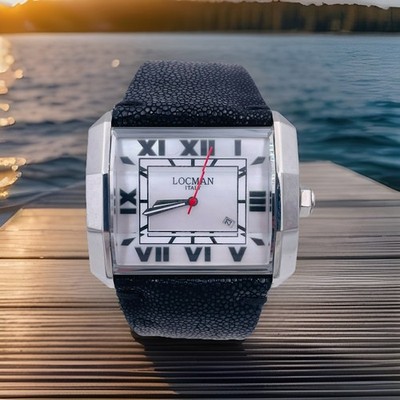 Uhr Locman Italy 231Wk/420 46x40mm Quarz Gulachat Stark Reduziert Neu