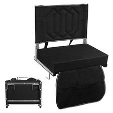 Comfortable Stadium Seats for Bleachers with Back Support Cushioned Seat, S...