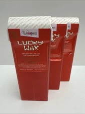 3 Pack Roll-On Hot Depilatory Wax Cartridge Warm "Lucky Wax" Hair Removal