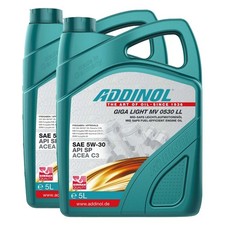 Motoröl Motor Öl ADDINOL 5W-30 Giga Light MV 0530 LL 2 X 5 Liter für Audi BMW