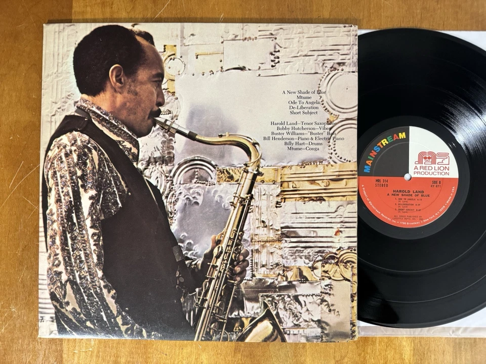 Harold Land LP A New Shade of Blue 1969 Mainstream MRL 314 Bobby Hutcherson NM! - Image 2 of 4
