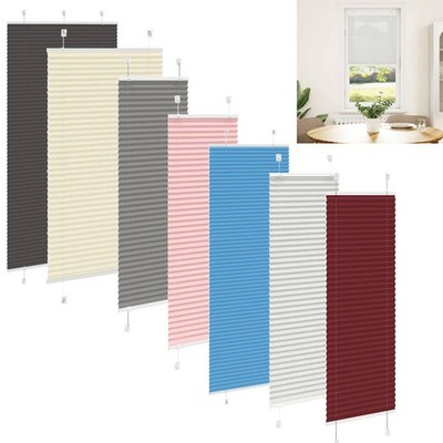 Plissee Faltrollo Klemmfix Plisseerollo Jalousie Rollo Plisseerollo für Fenster