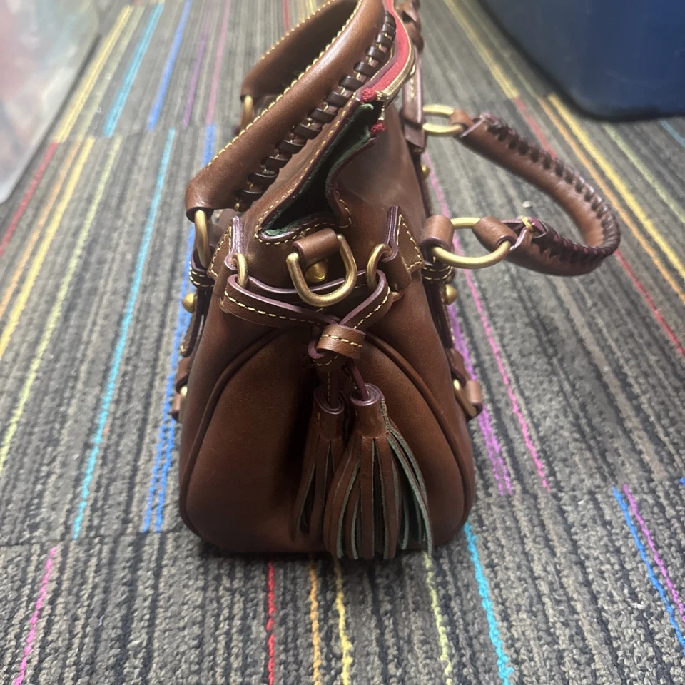 Сумка Dooney & Bourke модель Florentine Micro коричневая кожа - Изображение 2 из 4