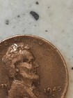 1945 Lincoln whaet penny mint mark flaws — photo 2
