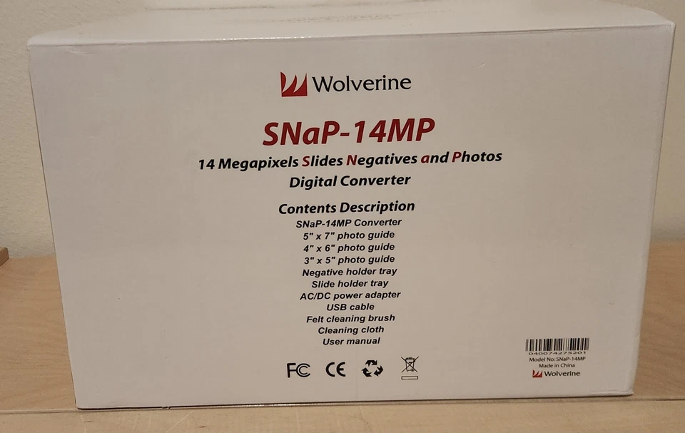 Wolverine SNaP-14MP Digital Converter for Photos Slides Negatives - Image 4 of 4