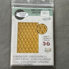 Sizzix Textured Impressions 3D Embossing Folder Pineapple Texture