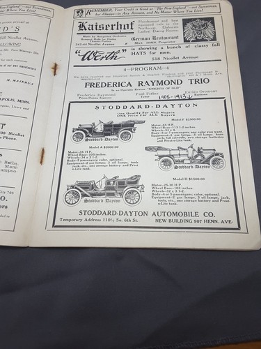Antique ORPHEUM THEATRE & Realty Co. Minneapolis, MN - Advertising Booklet - Picture 11 of 12