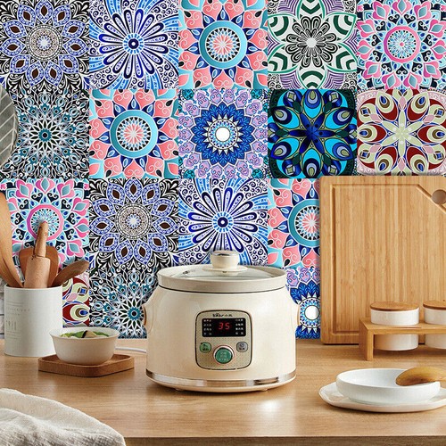 SALE Tile Stickers Kitchen Bathroom Self-adhesive Wall DIY Decor 15*15CM*10PCS - Picture 7 of 44