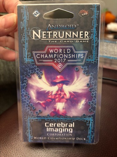 Android Netrunner CEREBRAL IMAGING | World Championships 2017 Corp Deck NEW