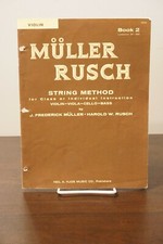 Muller Rusch Violin Book 2 Violin 1962 Staplebound