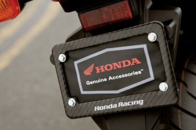 Honda CBR Carbon Fiber License Plate Frame P/N 08P26-MFJ-100 | eBay