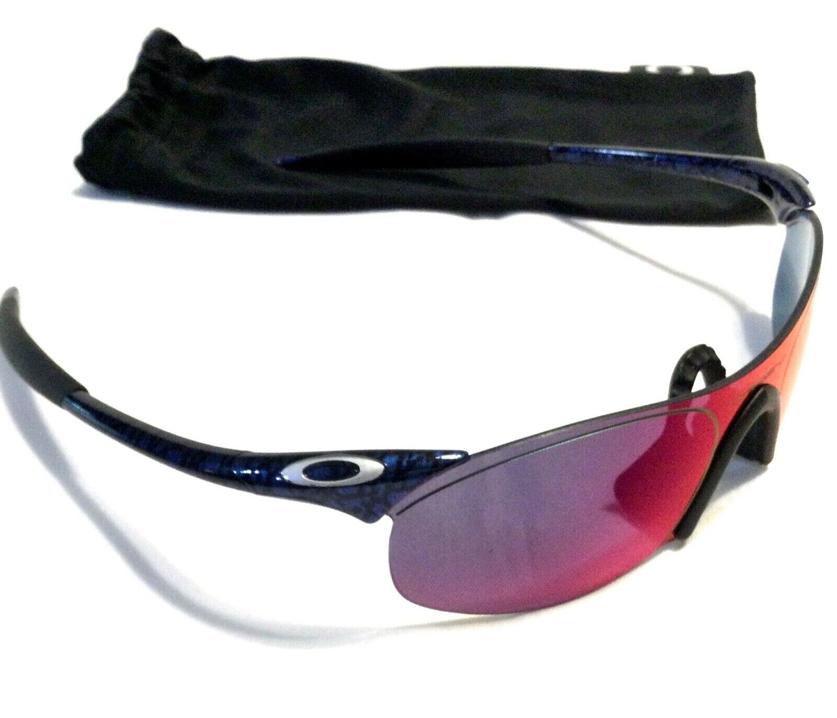 RARE OAKLEY ZERO 0.4 SUNGLASSES Cobalt Frames w/ Positive RARE OAKLEY ZERO 0.4 SUNGLASSES Cobalt Frames w/ Positive