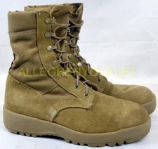 US ARMY MENS OCP Hot Weather Combat Boots Coyote Size 4 Thru 9.5 EXC MADE IN USA