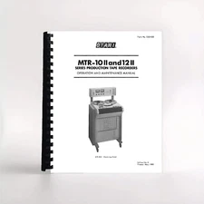 Otari MTR-10II & MTR-12II Operation & Maintenance Manual