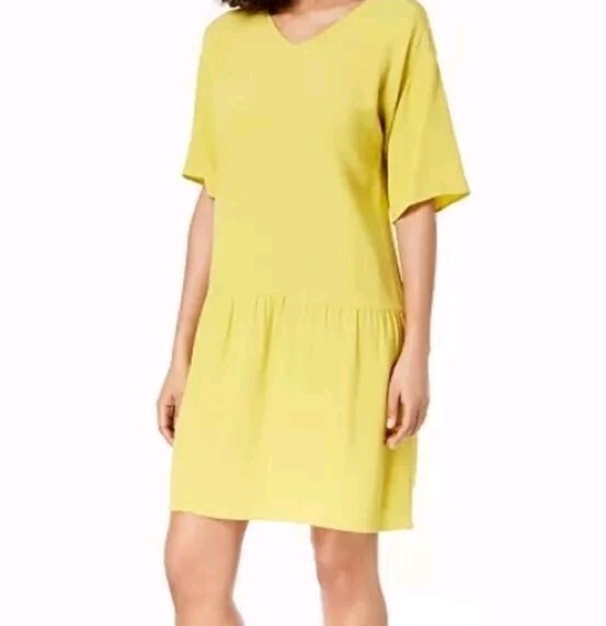 eileen fisher drop waist dress Eileen Fisher Drop Waist Dress L (12-14)
