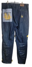 Vintage Marithe Francois Girbaud Jean Mens 38 Blue Y2K Embroidered Baggy Hot Boy