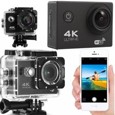 4K Action Cam WiFi Sport Cam Wasserdicht Kamera 170° Ultra HD Camcorder mit Kit
