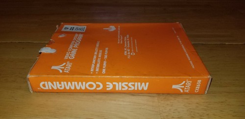 Vintage Atari Missile Command Video Game Cartridge Atari 2600 With Box - Picture 5 of 6