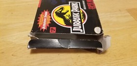 Jurassic Park Complete CIB Box Super Nintendo Entertainment System Nes SNES