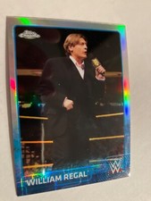 WILLIAM REGAL 2015 topps chrome refractor parallel WRESTLING CARD see scan