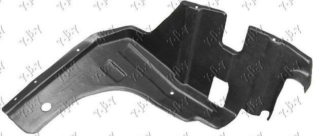 Protection sous moteur Hyundai 2912017801 évite les chocs sur plastique abs