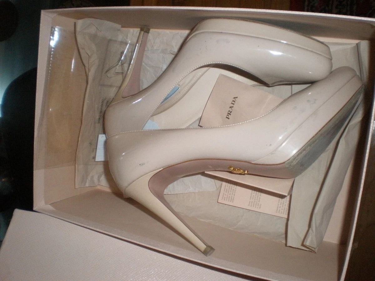 Prada nude shoes sale