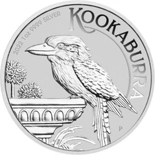 2022 Australia 1 Oz Silver Kookaburra (BU)