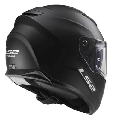 LS2 STREAM EVO SOLID HELMET MATTE BLACK ON-ROAD/STREET/SNOW