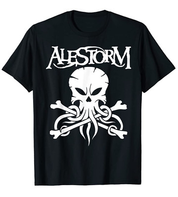 Alestorm band skull T-shirt Black Unisex Tee All Sizes S to 5Xl XA893