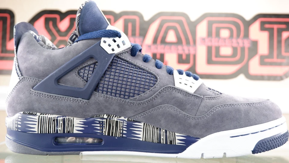 NUEVO Nike Air Jordan 4 Retro Georgetown College 2012 PE Promo MUESTRA Talla 13 Foto 4 de 4