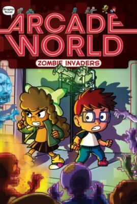 Zombie Invaders; Arcade World - 1665904682, hardcover, Nate Bitt