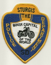 Biker Capital of the World Sturgis Police State South Dakota O/S SD