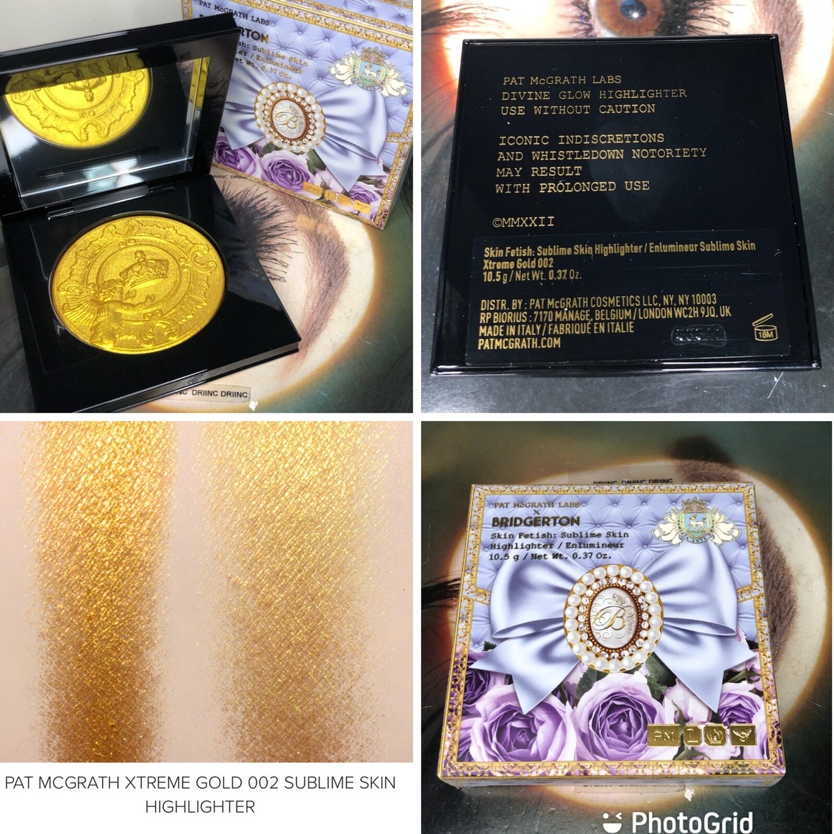 NIB Pat McGrath X Bridgerton Xtreme Gold 002 Skin Fetish: Sublime