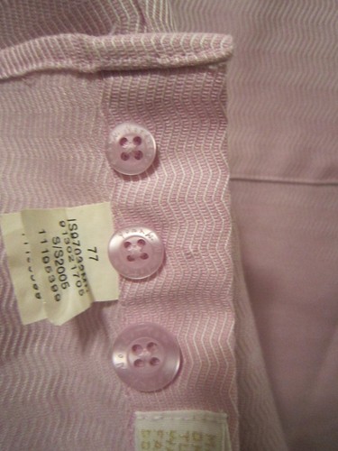 SZ S JOHN W. NORDSTROM MENS PINK SMARTCARE DRESS SHIRT, WATER & STAIN RESISTANT - Picture 7 of 8