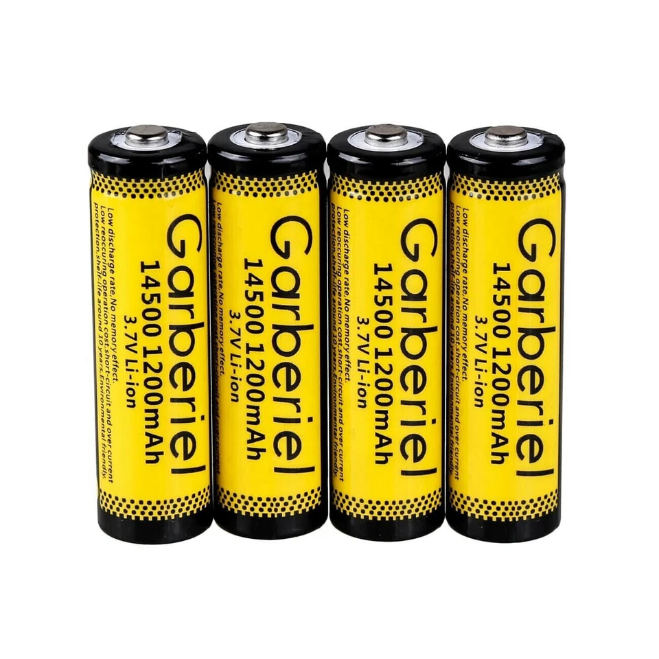 10PCS Rechargeable 14500/AA Battery 3.7V 1200mAH Batteries for LED Torch  - Image 3 of 4