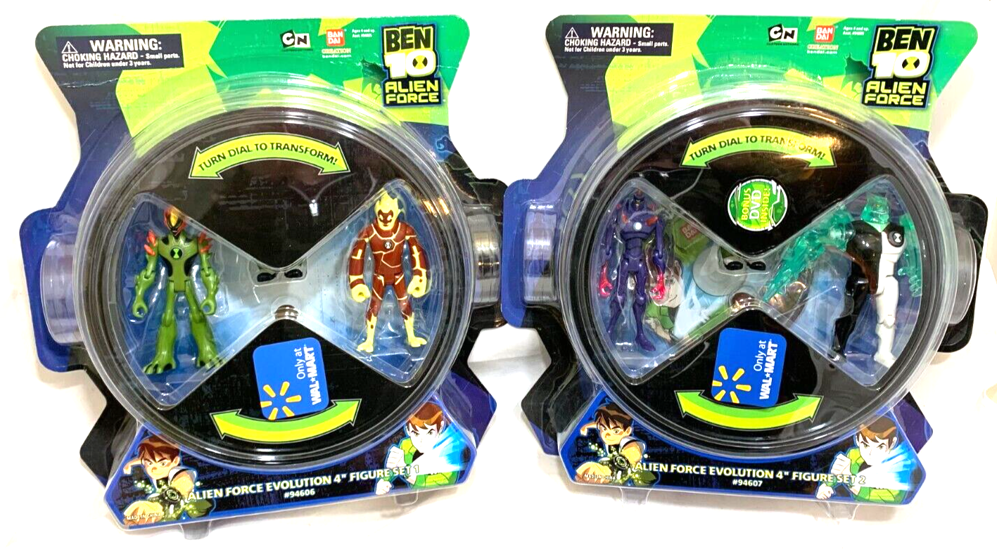 Bandai America Ben 10 Alien Force Evolution Set 2 Walmart