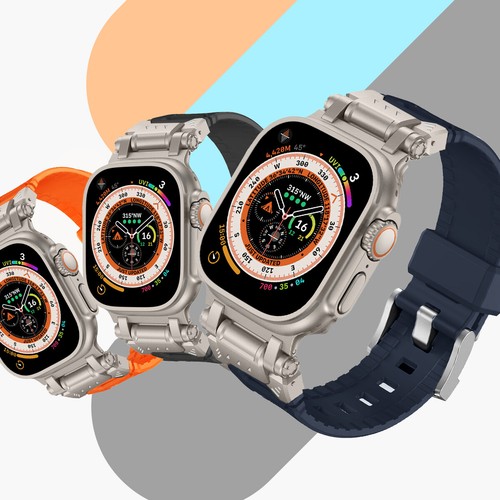 Armor TPU Band For Apple Watch Ultra2 / Ultra 49mm Durable Metal Connector Strap - 第 6/29 張圖片