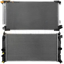 Aluminum Radiator & AC Condenser Cooling Kit For 2016-20 Toyota Prius 1.8L 13591