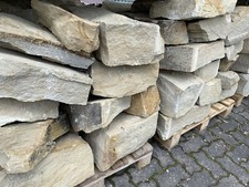 Mauerstein Travertingelb Trockenmauer Naturstein Bruchstein 0,7m3 Frostsicher