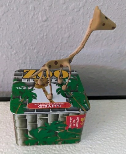 Toys Giraffe Magnetic Safari Bender In Tin :Cage" New In Wrap