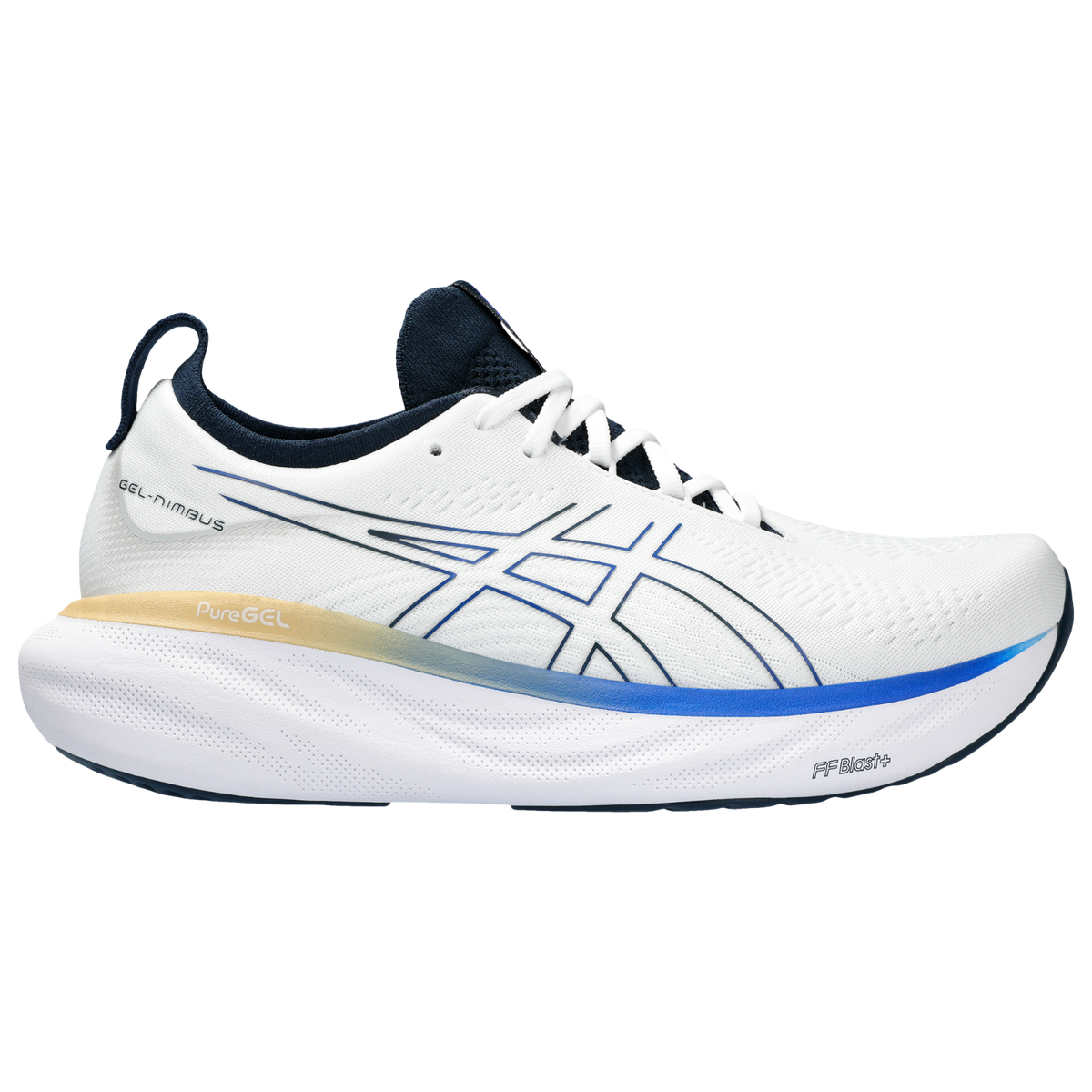 Asics Gel-Nimbus 25 Men's Running Shoes Black/White, White /illusion Blue | eBay Asics Gel-Nimbus 25 Men's Running Shoes Black/White, White /illusion Blue | eBay