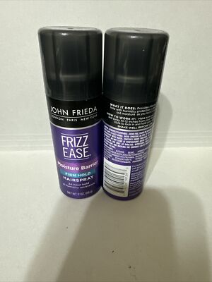 2x John Frieda Frizz Ease Moisture Barrier Hairspray, Firm Hold 2oz