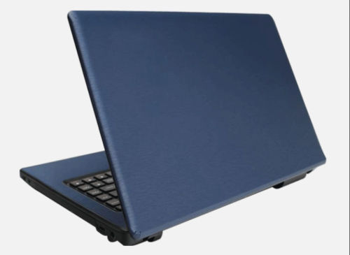 LEATHER Vinyl Lid Skin Decal For Dell Latitude E5440 Laptop - Black - Self-Adhesive Cover