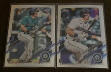 2021 Topps Chrome Update Series Jarred Kelenic RC Base RC + Rookie Debut🔥
