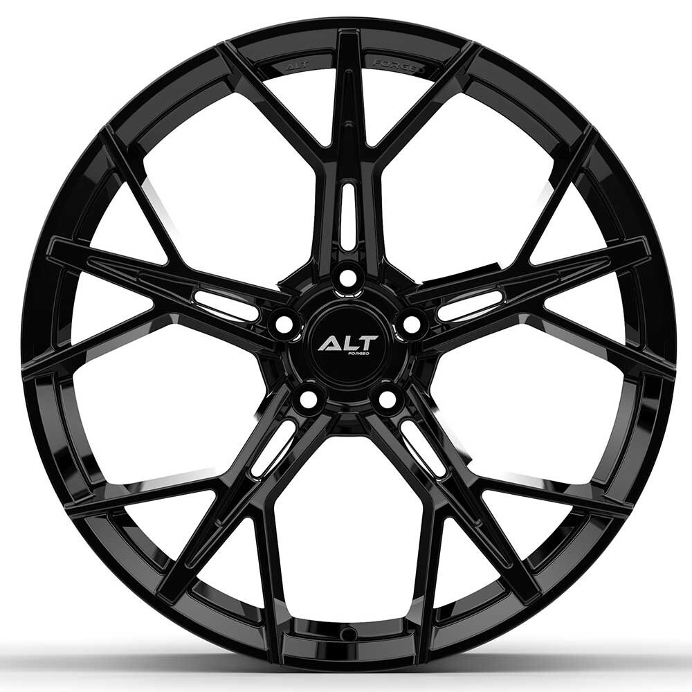 20" 21" ALT Forged ALT19 Gloss Black Wheels for Lamborghini Huracan 2014-2025+