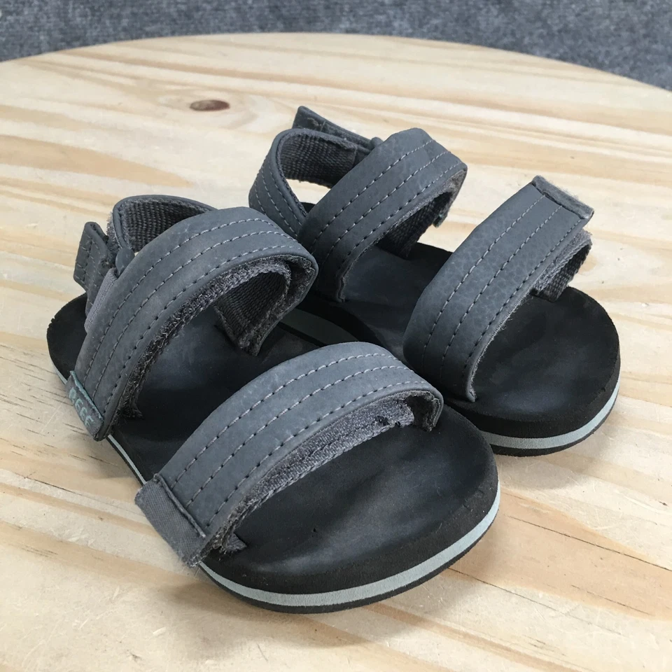 Sandalia Convertible Reef Niños Pequeños 7 Gris Lil Ahi Tirantes Cordones Informal Foto 3 de 4