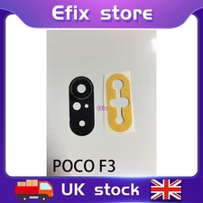For Xiaomi Poco F3 Replacement Rear Back Camera Lens  with Adhesive UK stock