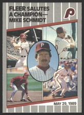 Mike Schmidt #U-131 1989 Fleer Update Philadelphia Phillies